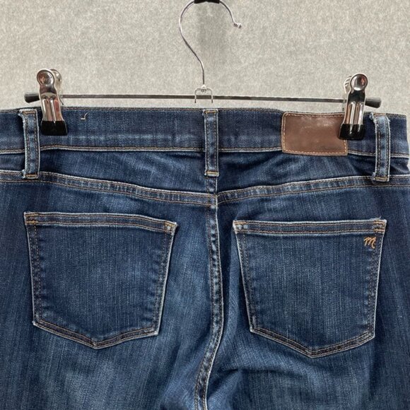 MADEWELL Skinny Skinny Jeans Womens 26 Dark Blue Cotton Blend Stretch - Picture 4 of 8